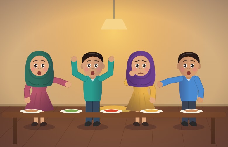 Story 29, The Argument at Dinner